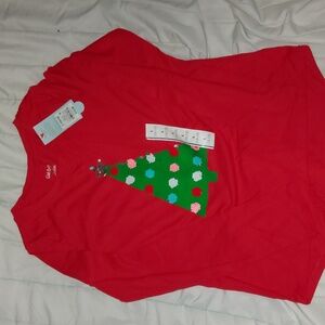 Brand new Cat & Jack Christmas tree sequins top